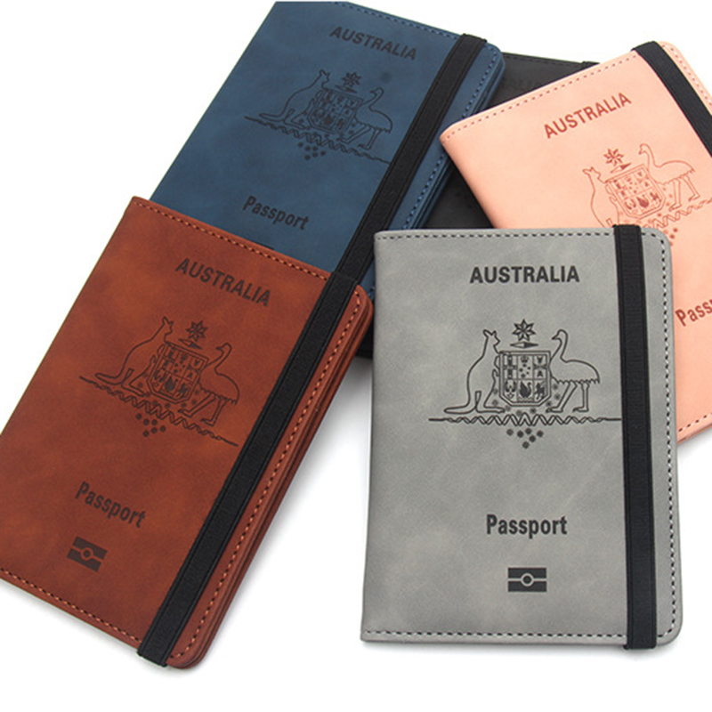 Men'S Accessories Australia - Funda de pasaporte australiana Rfid, billetera