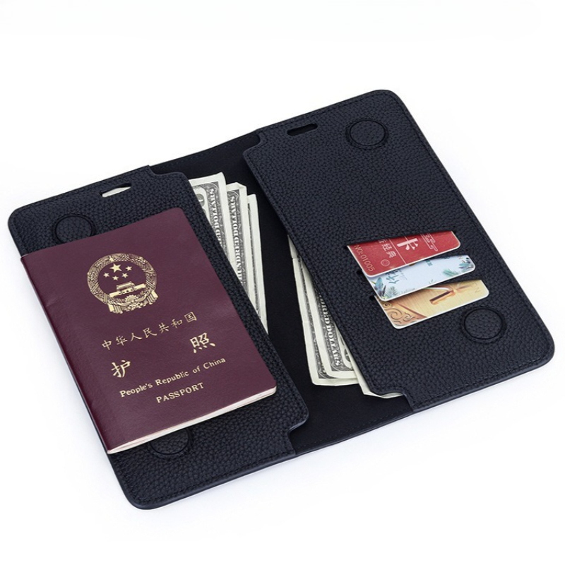 Men'S Minimalist Accessories - Cartera Delgada y Minimalista para Pasaporte,