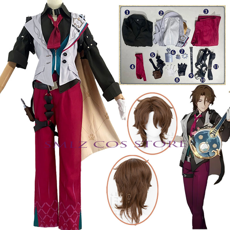 Men Accessories For Suit - Gallagher-Disfraz de Honkai Star Rail para