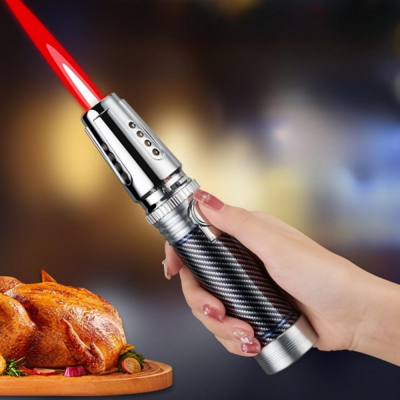 Lighter Windproof - Encendedor de Antorcha Metálico Multifuncional, Llama