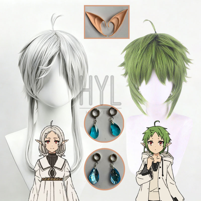 Men Accessories Earrings - Peluca de Cosplay de Anime Sylphiette,
