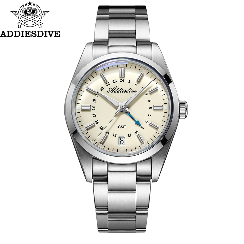 Young Men'S Accessories - ADDIESDIVE marca novedosa 36mm reloj GMT