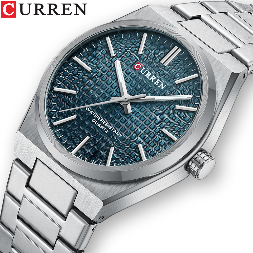 Men'S Minimalist Accessories - Reloj de Cuarzo para Hombre CURREN
