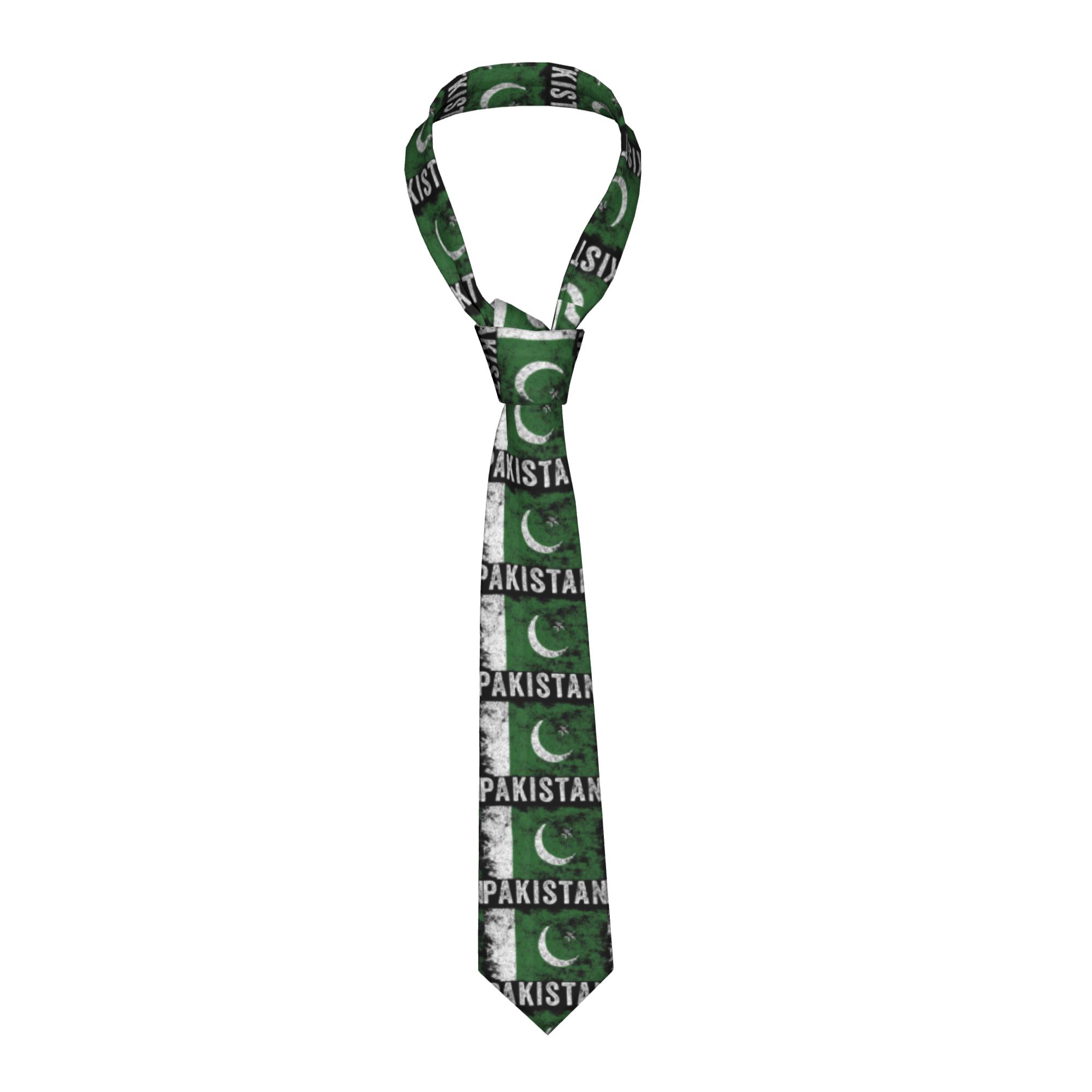 Men Accessories In Pakistan - Corbata con Diseño de la Bandera