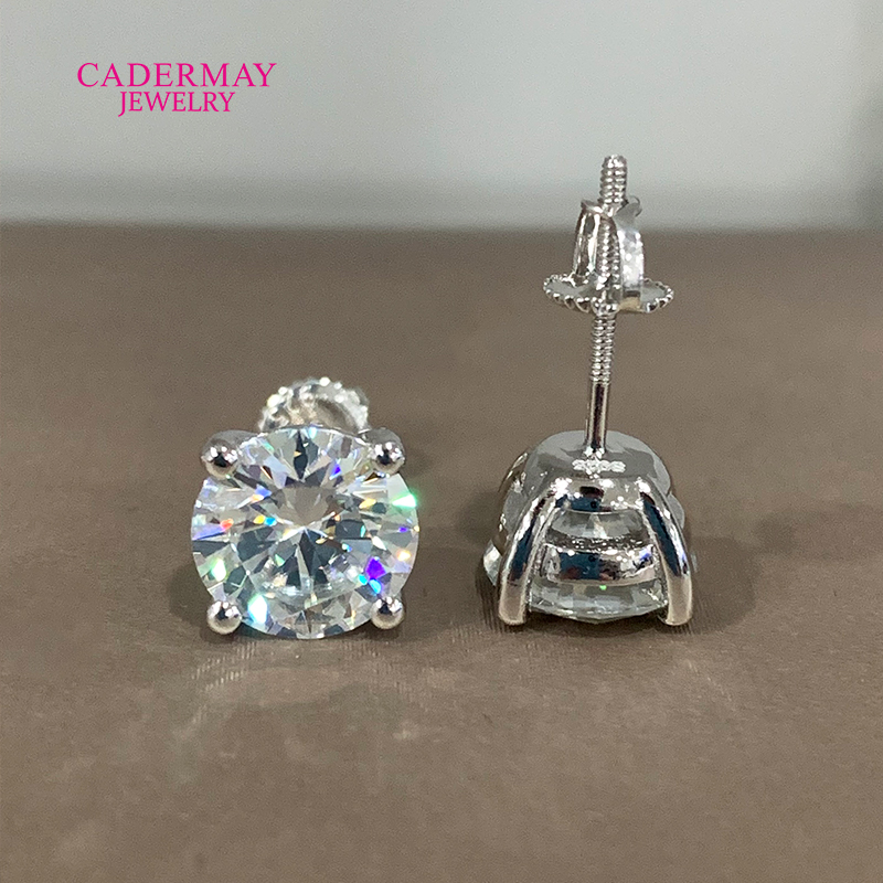 Men Accessories Earrings - Alta calidad 4 puntas tornillo trasero