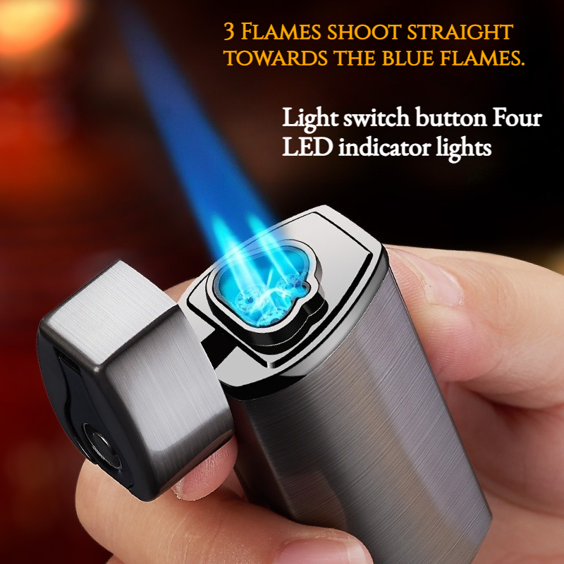 Encendedor Integrado a Gas y E - Lighter Windproof reseña y precio