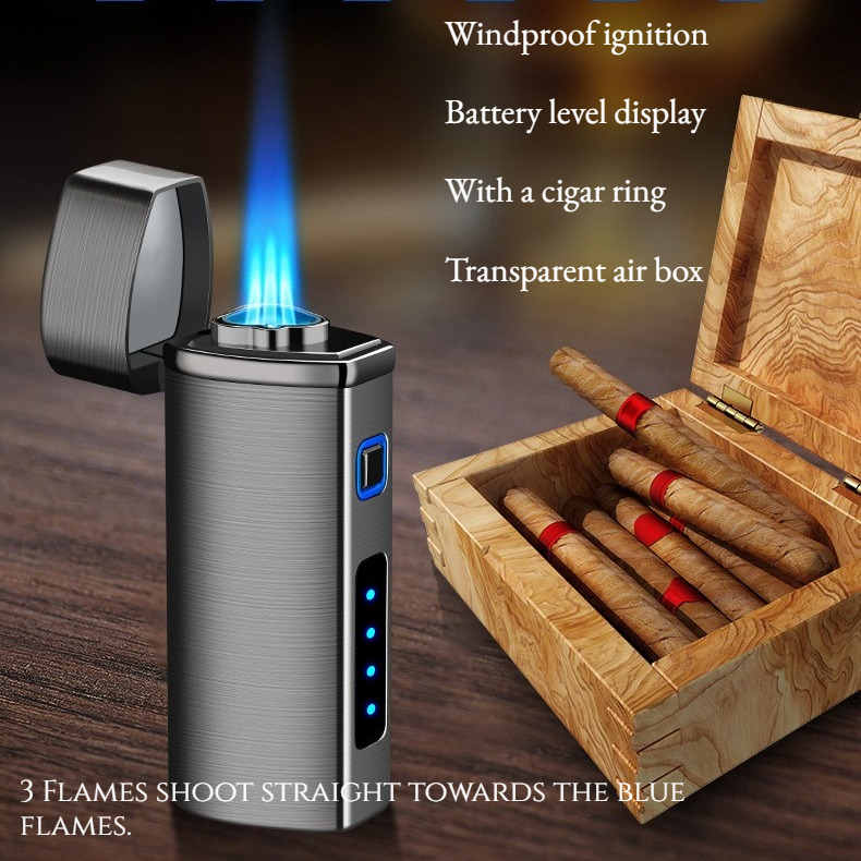 Encendedor Integrado a Gas y E - Lighter Windproof reseña y precio