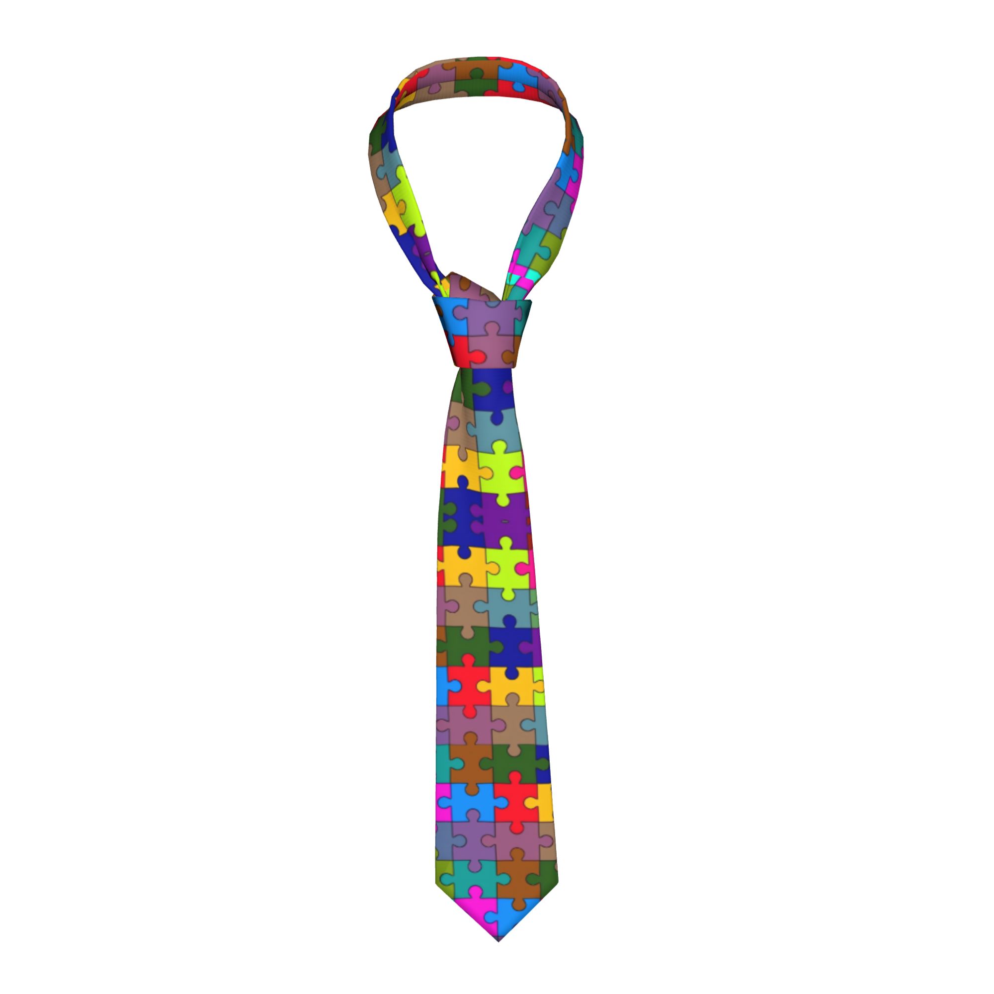 Corbata con diseño de rompecab - Men Accessories Wedding reseña y precio