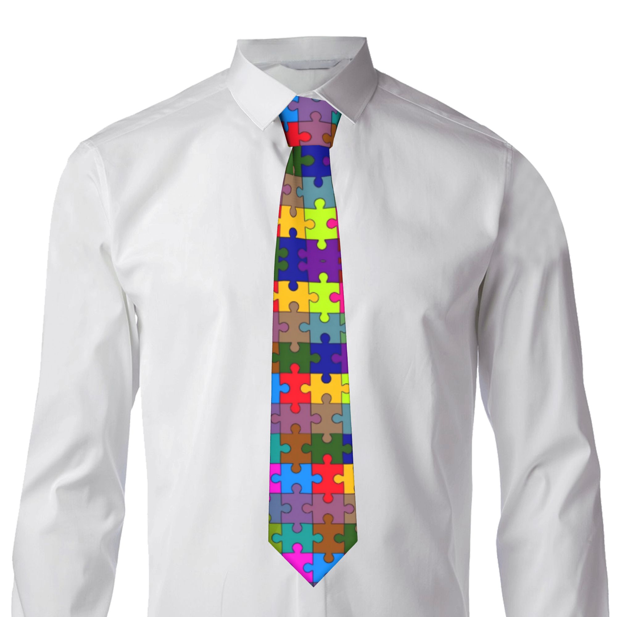 Corbata con diseño de rompecab - Men Accessories Wedding reseña y precio