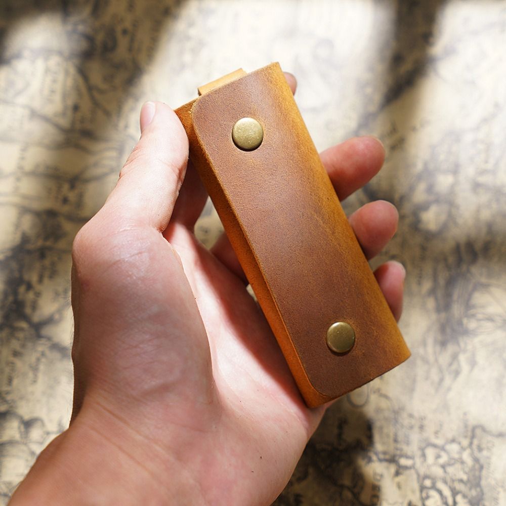 Mini bolso para llaves de cuer - Men'S Minimalist Accessories reseña y precio