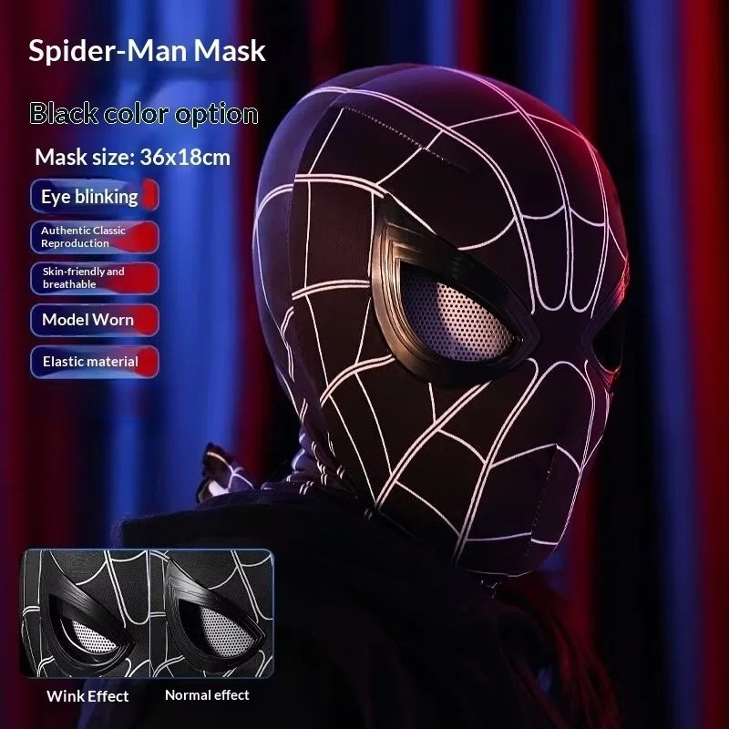 Máscara de Spider-Man con Ojos - Men Accessories H&M reseña y precio