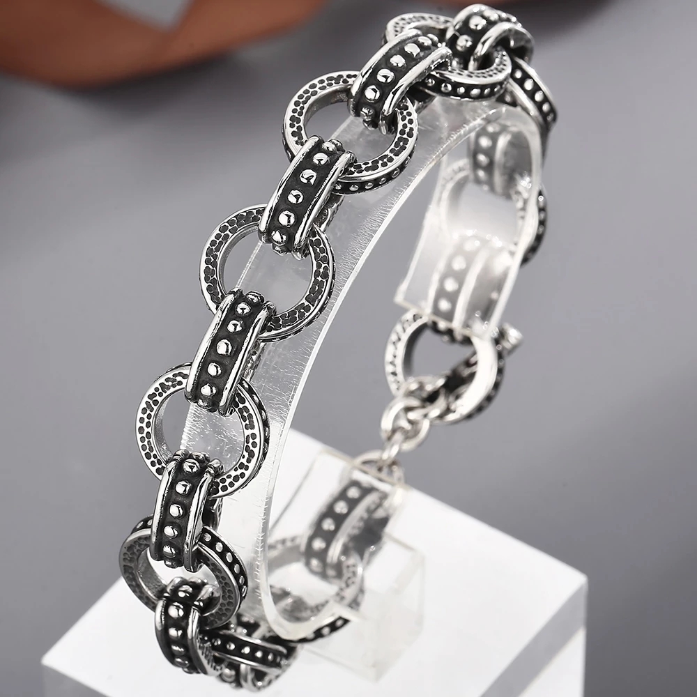 Pulsera de cadena de motorista - Men'S Accessories Hand Bands reseña y precio