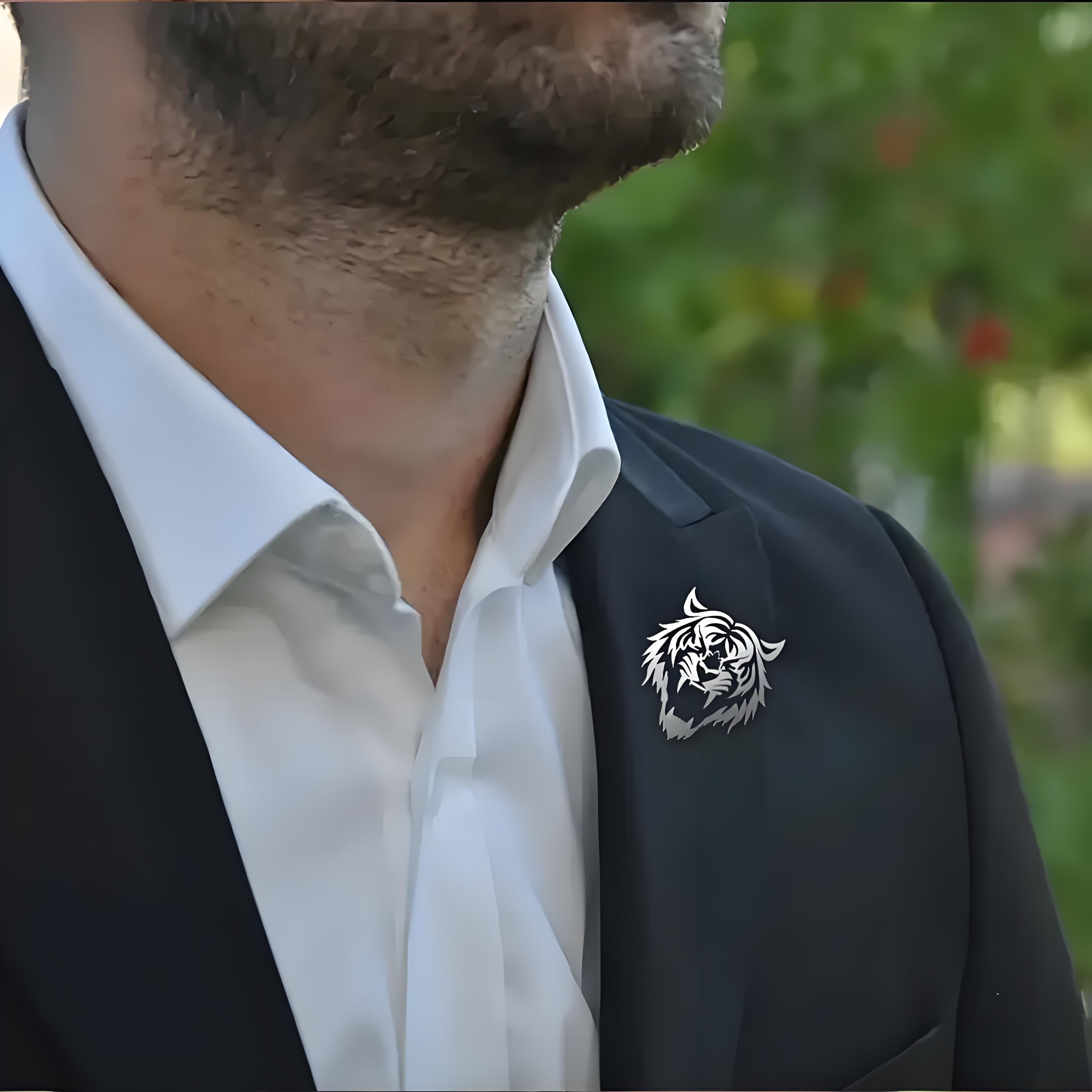 Pin de solapa con cabeza de ti - Men Accessories Kit reseña y precio