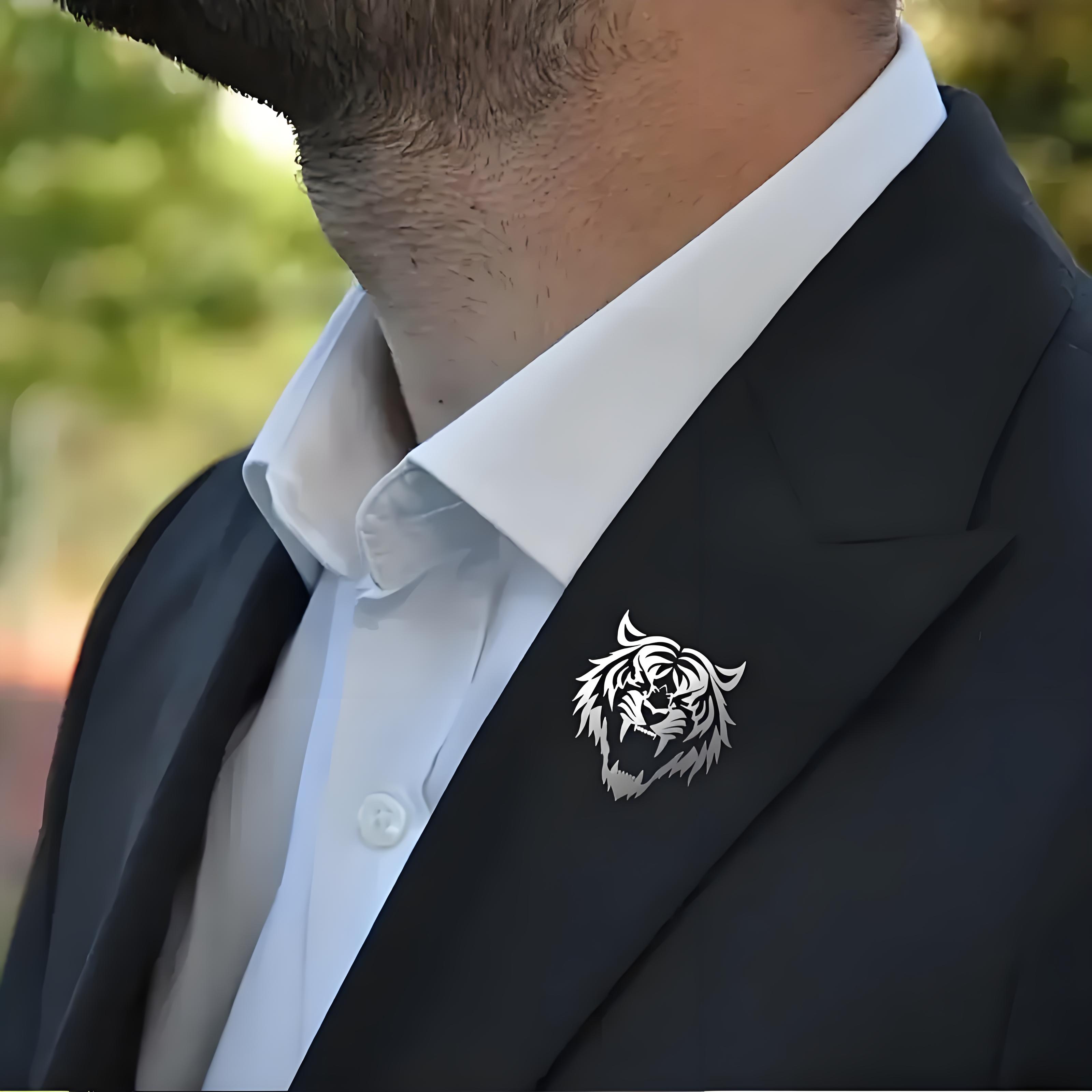 Pin de solapa con cabeza de ti - Men Accessories Kit reseña y precio
