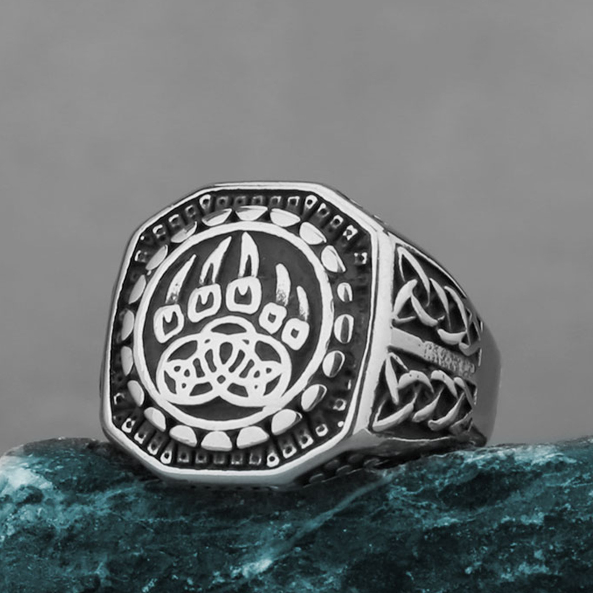Anillo de Acero Inoxidable con - Men'S Accessories Hand Bands reseña y precio