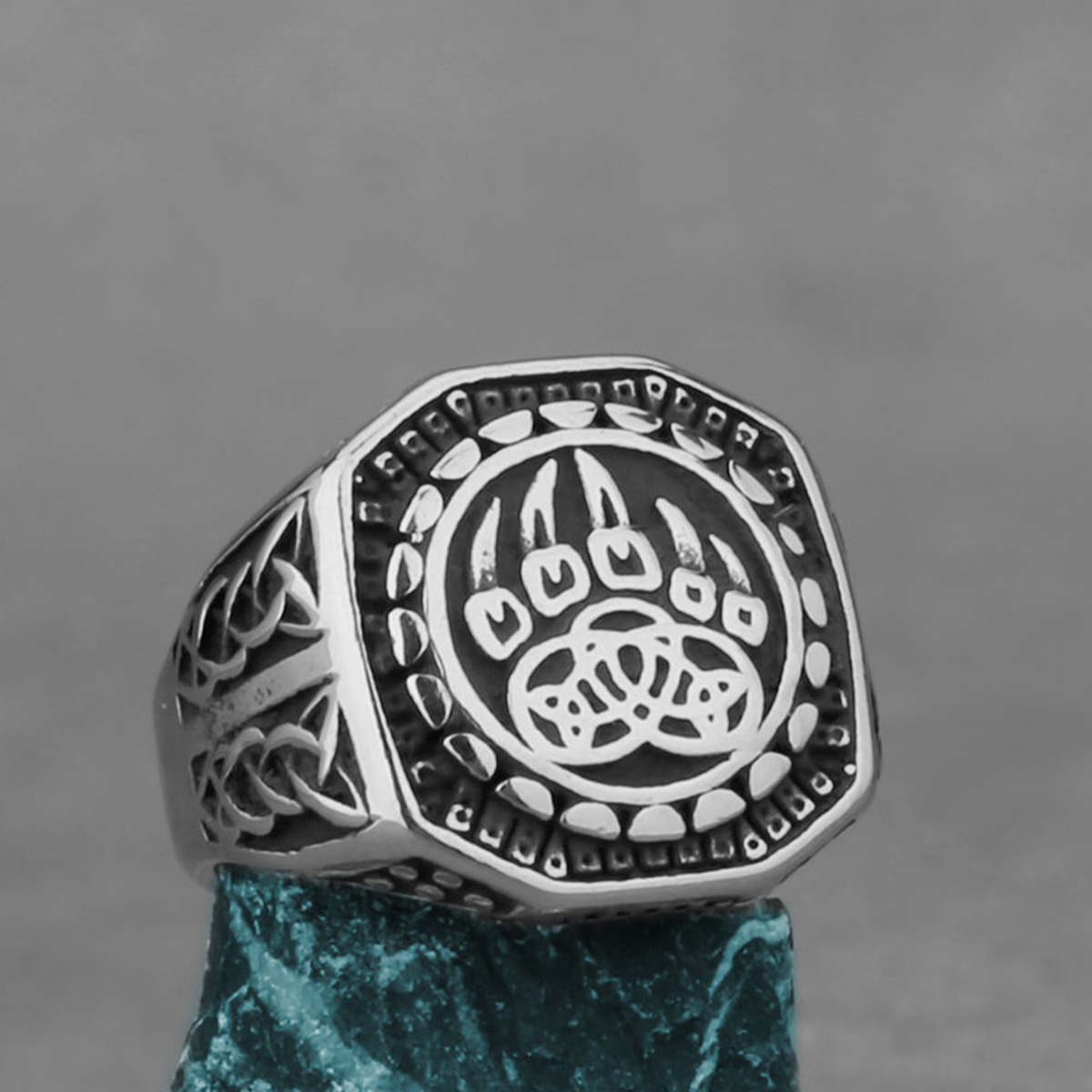 Anillo de Acero Inoxidable con - Men'S Accessories Hand Bands reseña y precio