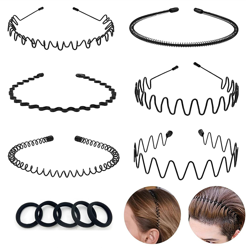 Diadema unisex de metal con di - Men Accessories Earrings reseña y precio