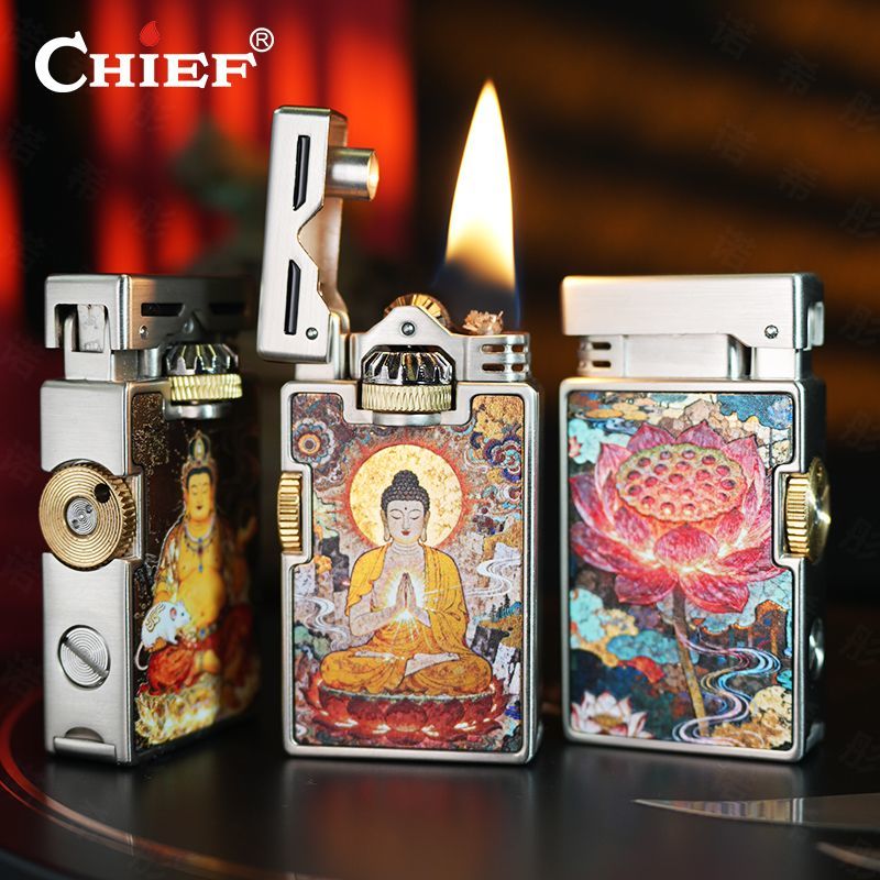 CHIEF Encendedor de aceite ret - Lighter Windproof reseña y precio
