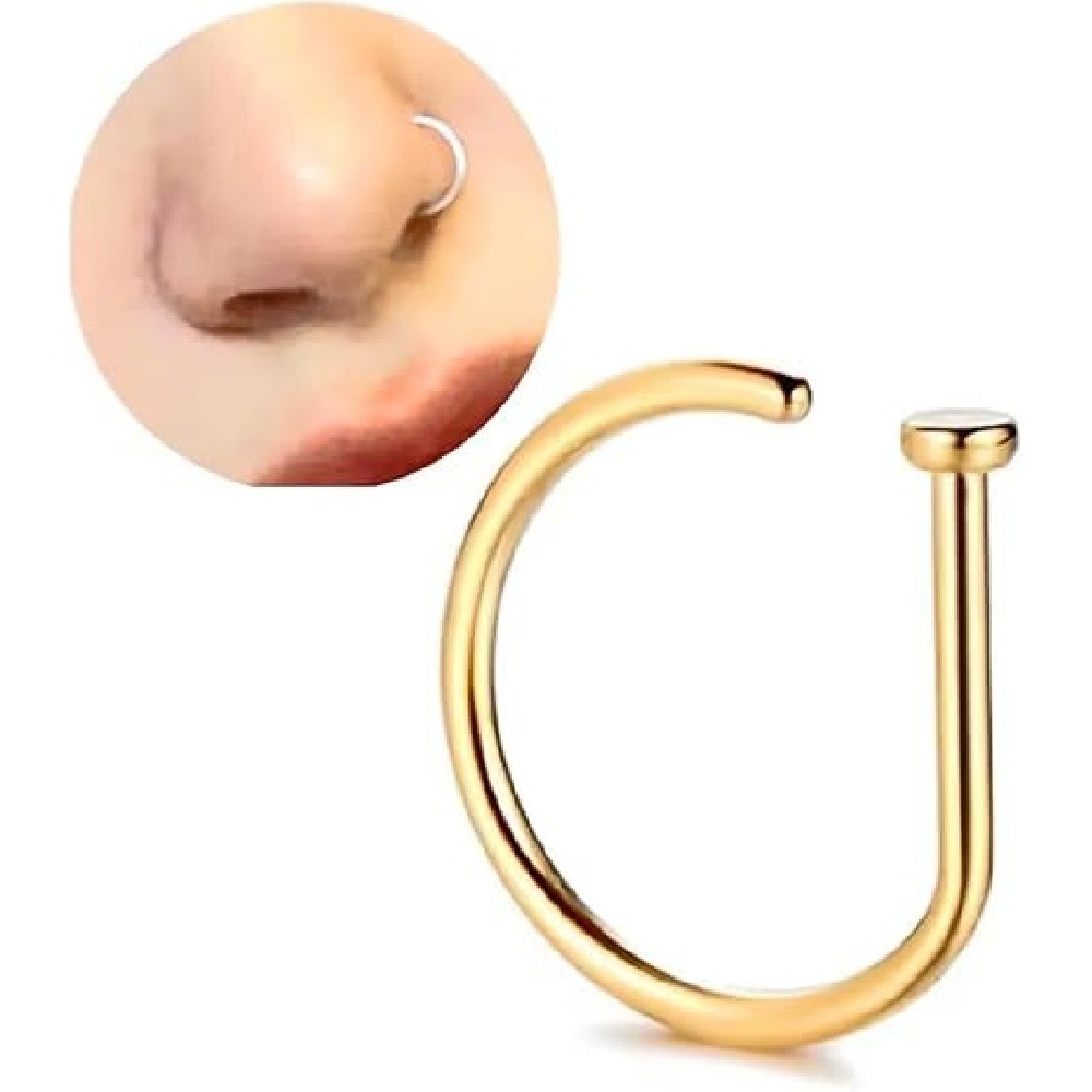 Paquete de 4 anillos de nariz  - Men Accessories Earrings reseña y precio