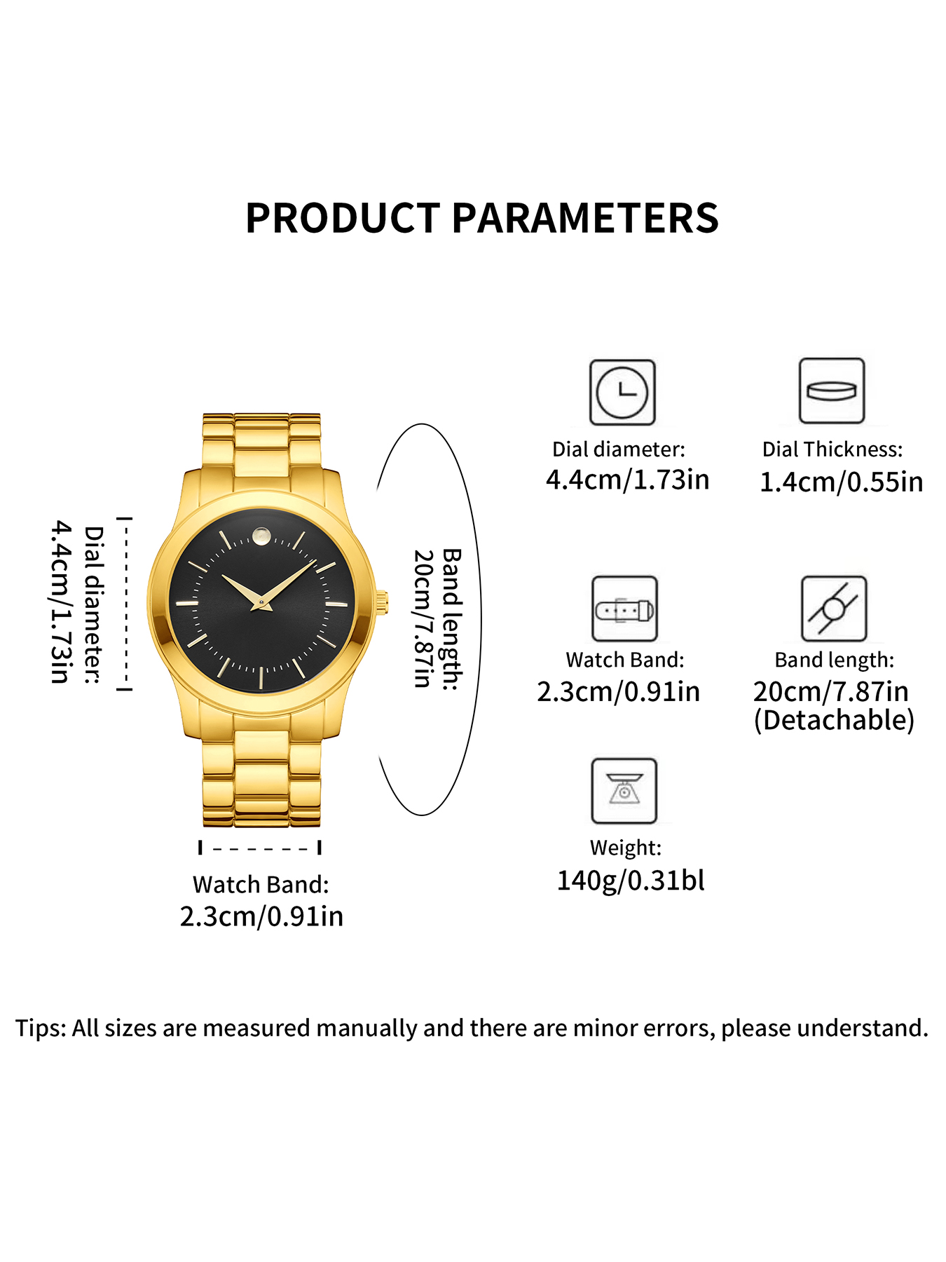 Reloj de Cuarzo para Hombre Ya - Men'S Minimalist Accessories reseña y precio