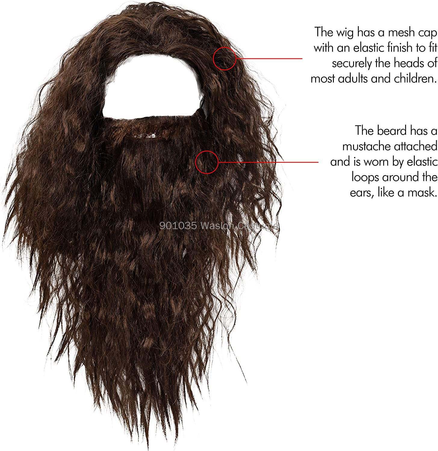 Conjunto de barba, disfraz de  - Men Accessories Kit reseña y precio