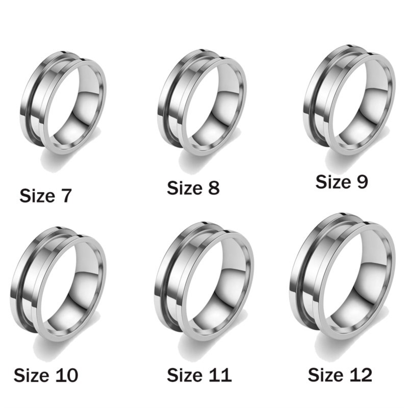 5 Piezas de Anillos en Blanco  - Young Men'S Accessories reseña y precio