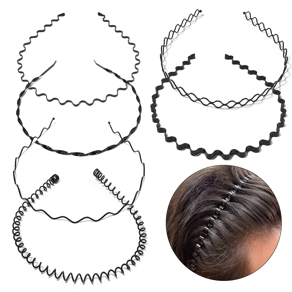 6 piezas de diademas metálicas - Men Accessories Earrings reseña y precio